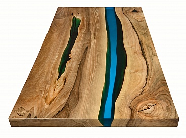 Tableau-fleuve bleu 2 - ZenWood