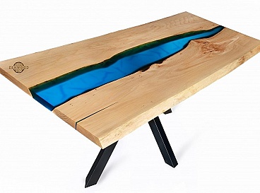 Tableau bleu fluvial - ZenWood