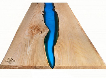 Tableau bleu fluvial - ZenWood