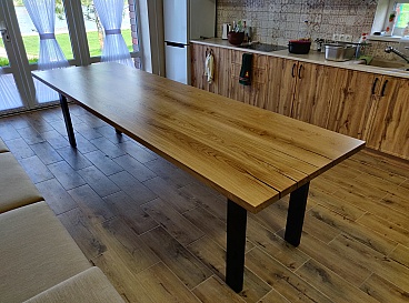 Table en chêne de trois mètres - ZenWood