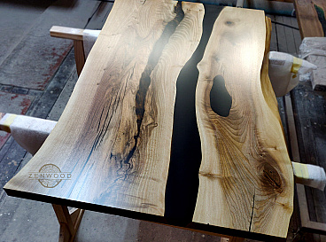 Walnut river table - ZenWood